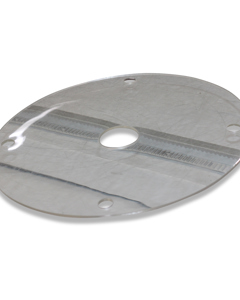 Flange gasket soft PVC D250/38x3mm D215mm 4hole D13mm